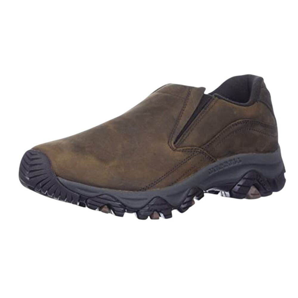 Merrell Mens Moab Adventure 3 Moc Shoes US 10 M Brown Leather Waterproof EUC